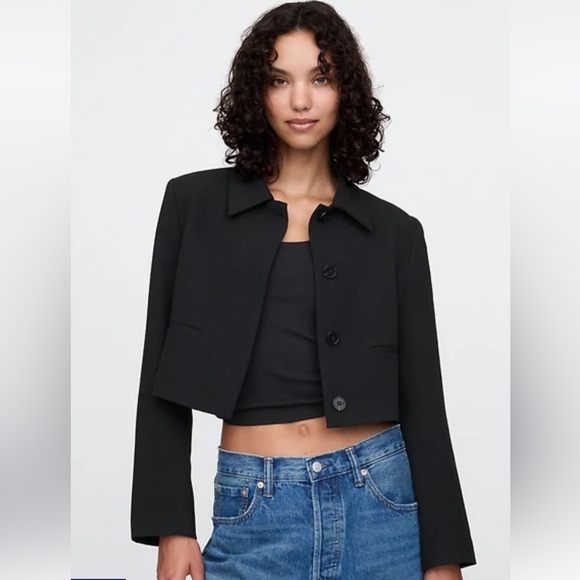 NWT!! Gap Crop Jacket - Picture 1 of 5